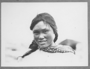 Image: Eskimo [Inughuit] girl of Chesterfield Inlet