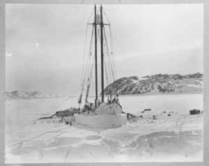 Image of Bowdoin in winer quarters