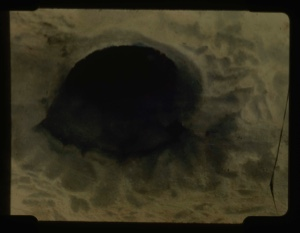 Image of unidentified, seal breathing hole?