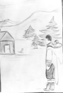 Image of Eskimo [Inuit] drawing