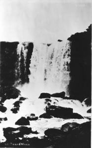 Image of Oxarnarfoss, waterfall  "Fall of Axes"