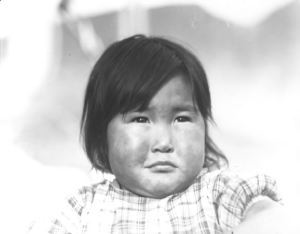 Image of Little Eskimo [Inuk] girl