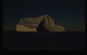 Image of Iceberg in midnight sun