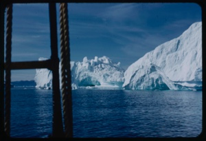 Image: Icebergs through rigging