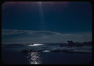 Image: Icefield in midnight sun