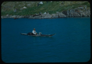 Image of Boy in kayak
