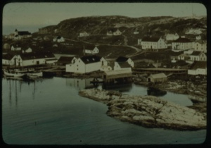 Image of Battle Harbor village and harbor