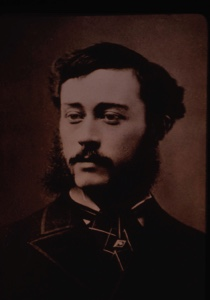 Image of Robert Peary as young man. Formal portrait