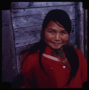 Image: Young Eskimo [Inuk] woman