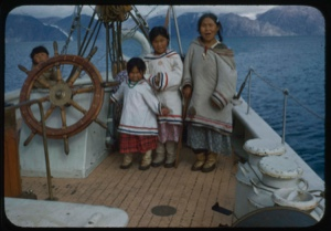 Image: Eskimos [Inuit] by wheel