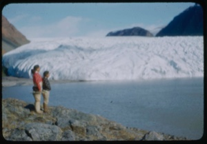Image of Young womand and boy by Brother John's Glacier