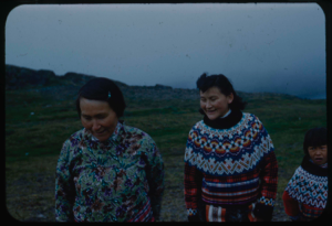Image of Two Eskimo [Inuit] women and a girl