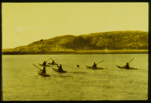 Image: Group of kayakers