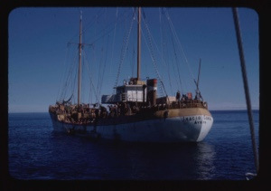 Image of Two-masted Portuguese fishing vessel