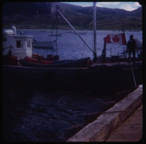 Image of "Nachvak at dock, detail"