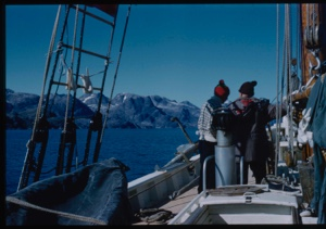 Image of Across deck to mountains