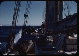Image of Deck view, port