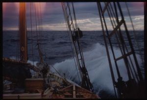 Image: Plowing into rough sea