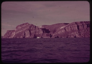 Image of Coastal mountains with striations