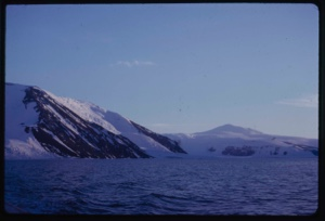 Image of Snow-covered coastal mountains