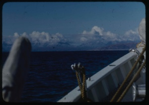 Image of Low clouds, seen over sail