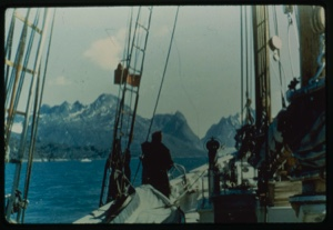 Image of Miriam MacMillan on deck