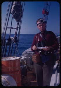 Image: Dr. Edward Morse on deck