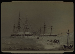 Image of Two ships wintering in