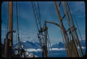 Image of Glaciers and ice through rigging
