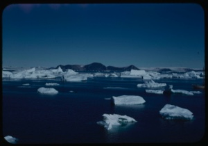 Image of Icebergs, scattered