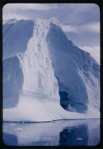 Image of Iceberg with hole, close-up