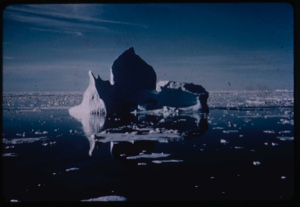 Image of Iceberg in dramatic light