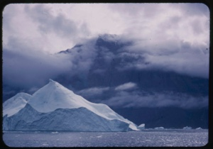 Image: Iceberg and clouds