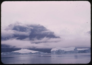 Image: Icebergs and clouds