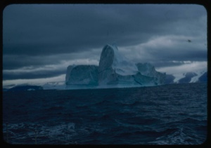 Image of Iceberg in angry sea