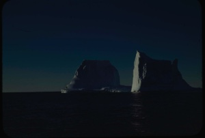 Image of Iceberg in shadow