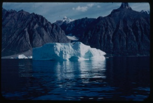 Image of Iceberg and reflection