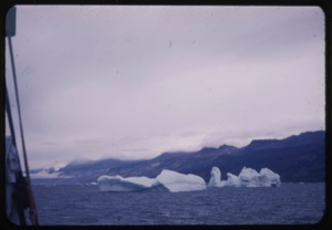 Image of Iceberg remains, "sitting duck"