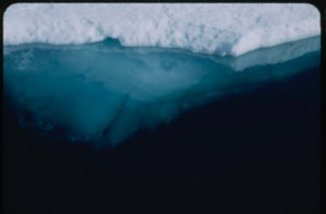 Image: Iceberg section under water
