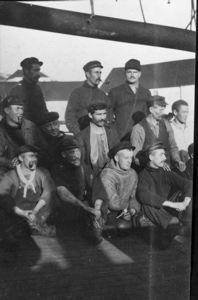 Image of Crew members, SS Roosevelt