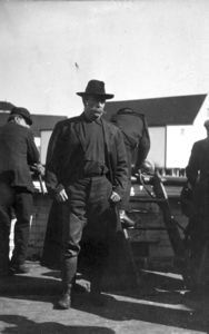 Image of Robert Peary at Battle Harbor, Labrador