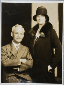 Image: Portrait of Sir Wilfred Grenfell and unidentified woman