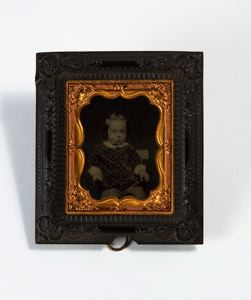Image of Ambrotype portrait of a young boy [Robert E. Peary age 3]