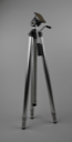Image of Steel and aluminum photographic tripod