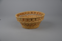 Image of Straight-sided basket with openwork and multicolor design