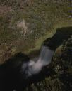 Image of Arctic meadow, brook, and waterfall