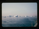 Image of icebergs, mid-summer