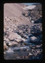 Image of stream, talus slope