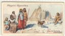Image of Cigarette card: Eskimo with their Toupiks or Summer Tents (Greenland)