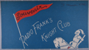 Image of Souvenir card, Radio Frank's Knight Club